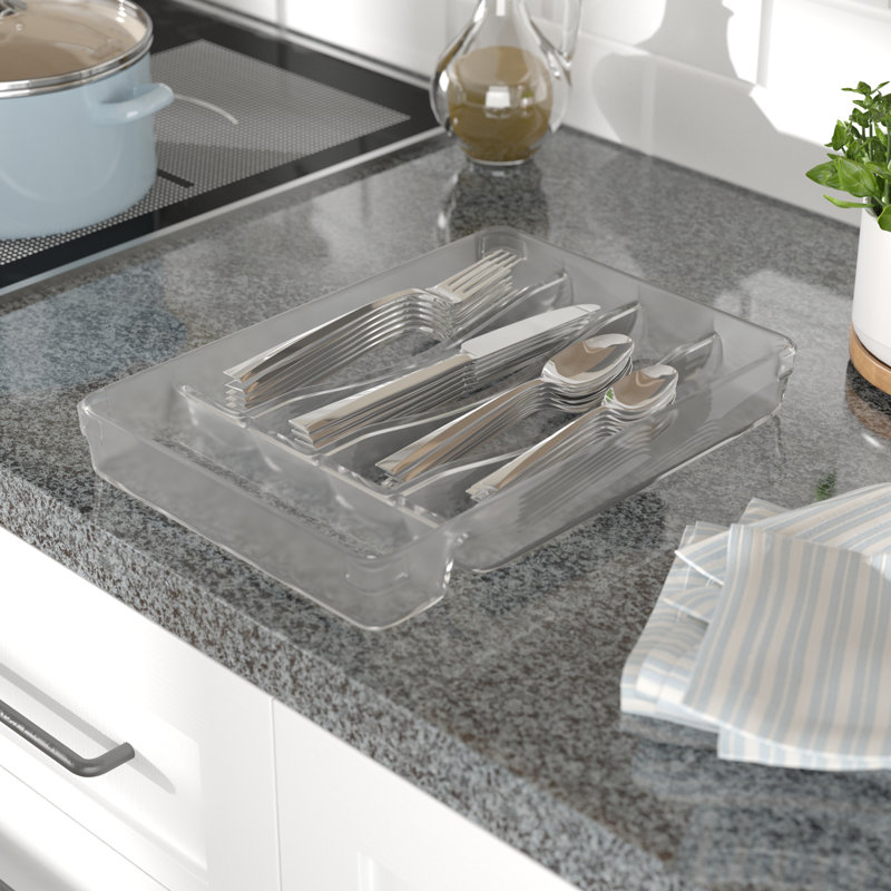 Rebrilliant 5 Compartment Cutlery Box & Reviews Wayfair